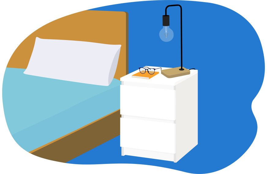 ikea malm nachttisch weiß